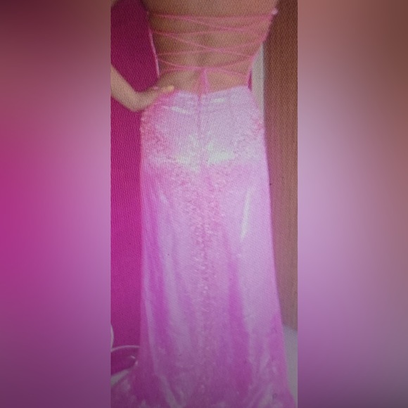 Tony Bowls Fuchsia Evening Gown - Picture 16 of 16